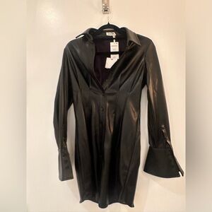 Johnathan Simkhai vegan leather dress